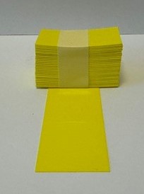 Shelf Chip,Colors, 1.22" x .010" x 3.25"
